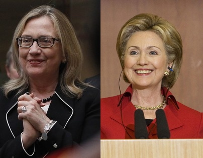 Hillary without makeup